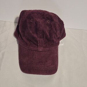 Corduroy Burgundy Cap
